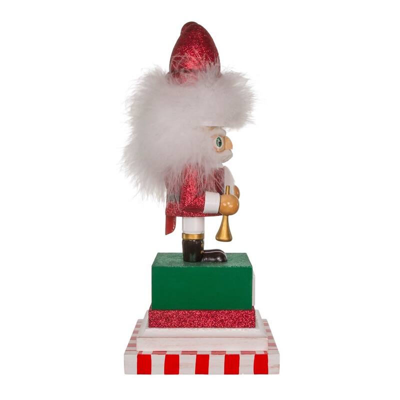 Kurt Adler 12-Inch Hollywood Countdown to Christmas Santa Nutcracker - Multicolored