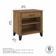 preview thumbnail 18 of 41, Transitional Grey Ash Nightstand