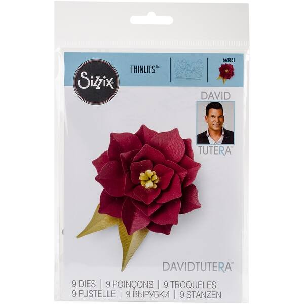 Shop Sizzix Thinlits Dies 9 Pkg By David Tutera Large 3d Flower