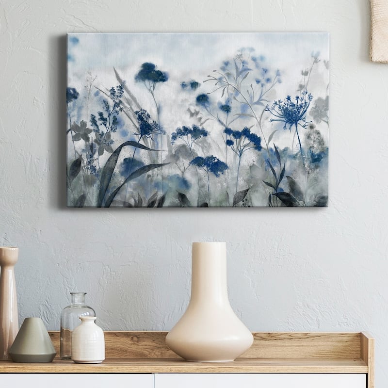 Inky Indigo Premium Gallery Wrapped Canvas - Ready to Hang