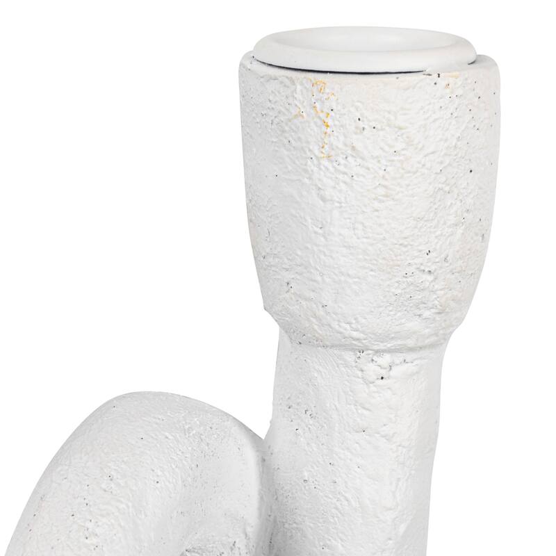 Decorative Resin Double Taper Candle Holder