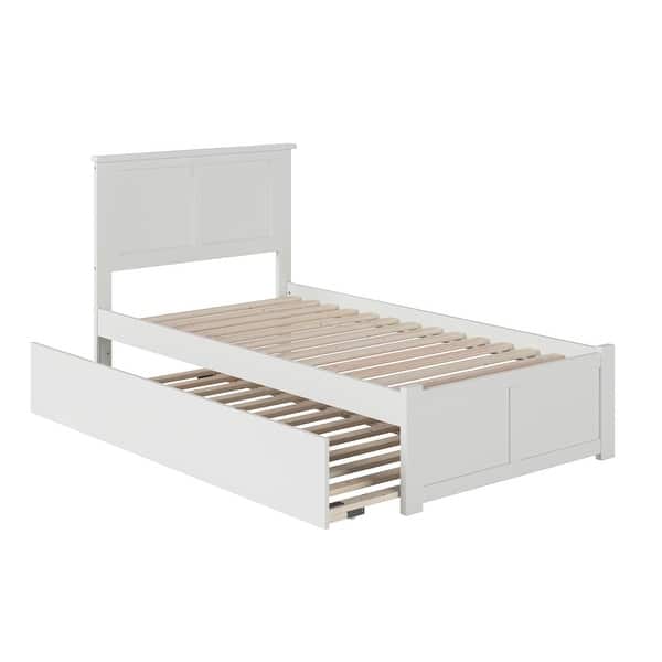 slide 2 of 37, Madison Platform Bed with Footboard and Twin Trundle