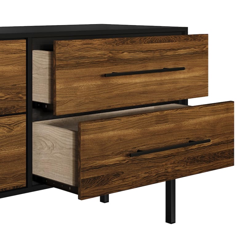 CraftPorch Transitional 4-Drawers Wooden Dresser