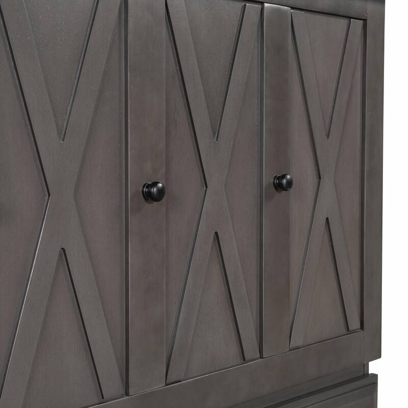 Solid Pine Murphy Bed Chest - Cube Cabinet Bed with Charging Station and Large Storage Drawer