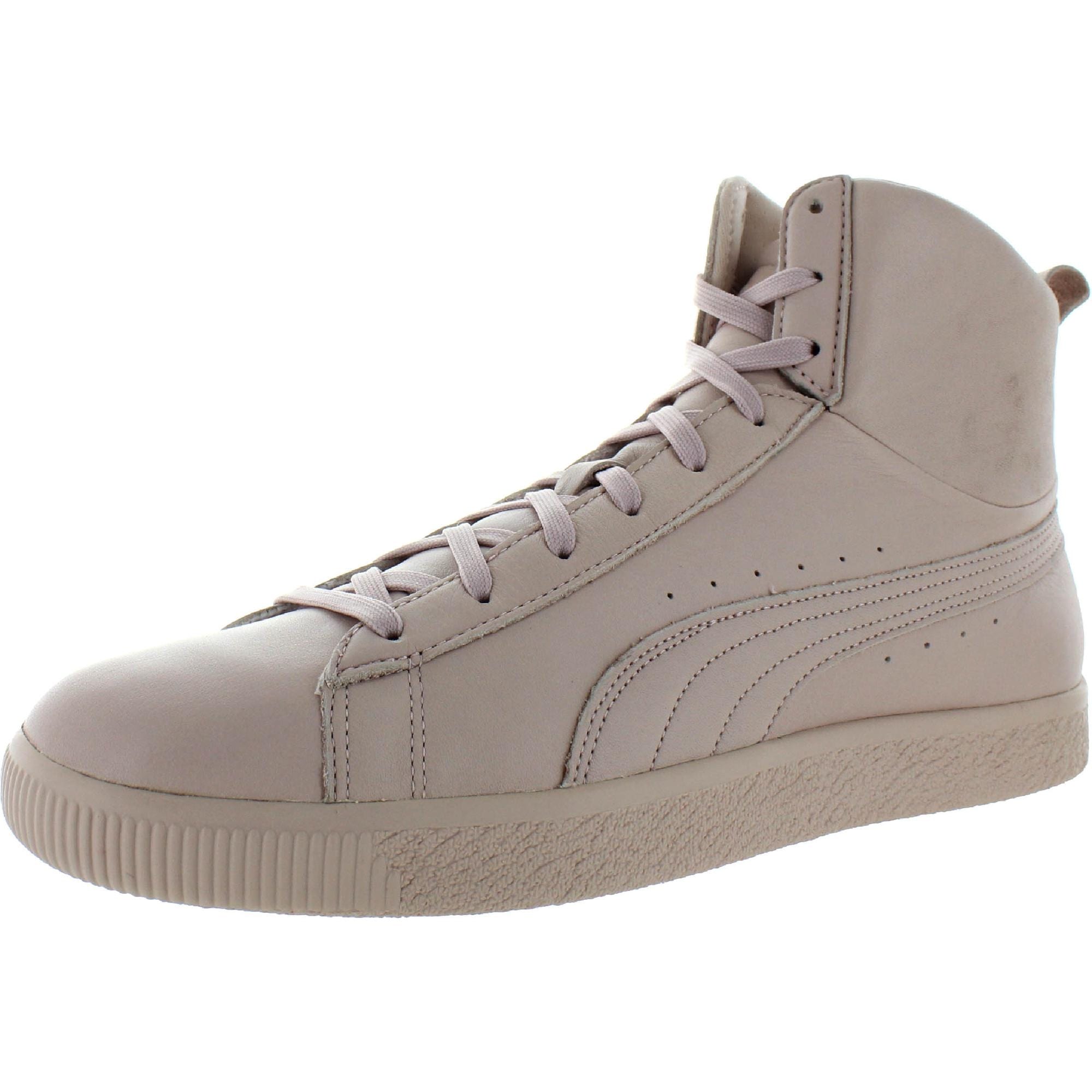 Puma Mens Clyde Mid Sneakers Leather 