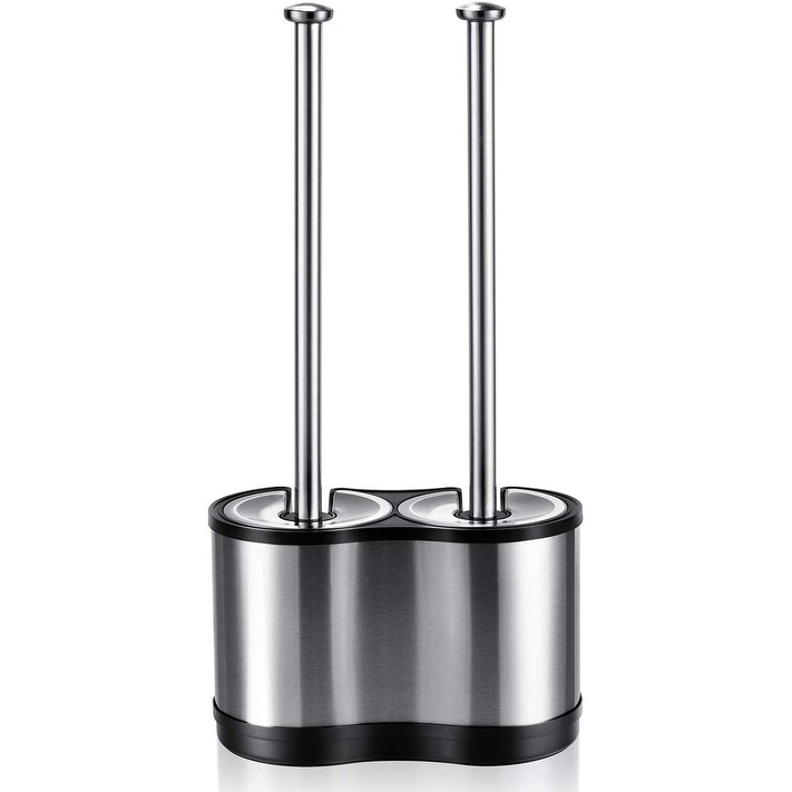 Toilet brush store and plunger combo