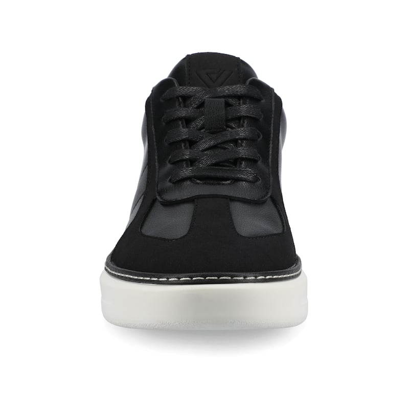 Vance Berlin Lace-up Low Top Court Sneaker - Black - 10
