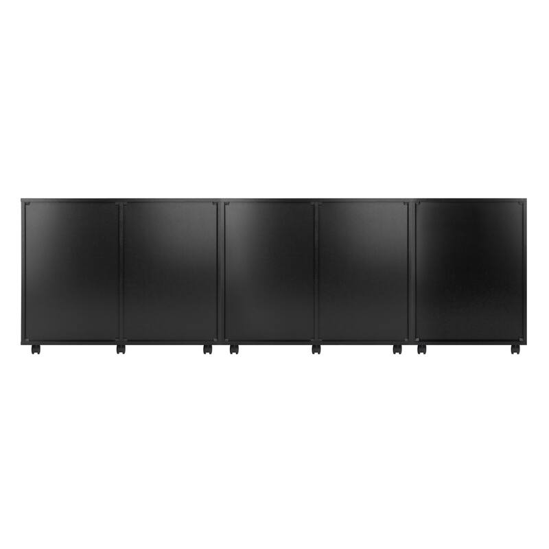 Halifax 3-Pc Cabinet Set with File Drawer, Black