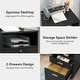preview thumbnail 13 of 19, 2 Drawer Mobile File Cabinet with Lock, Filing Cabinet Printer Stand for Letter Size