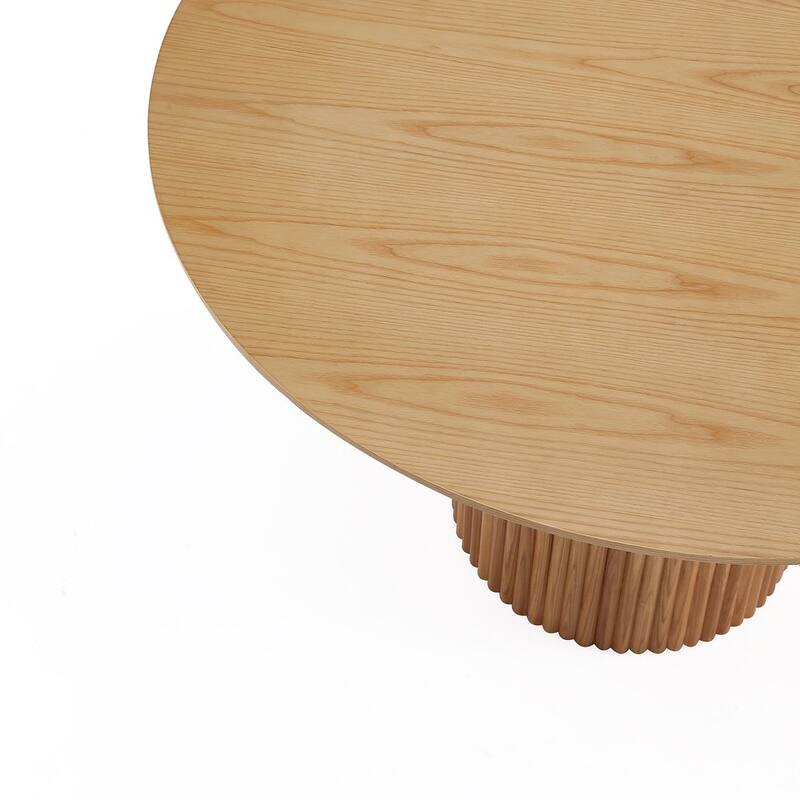 Manhattan Comfort Hathaway Modern 47.24 Solid Wood Round Dining Table