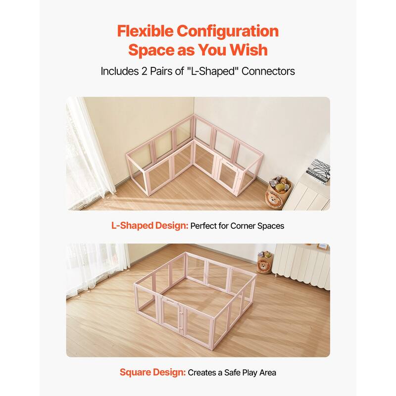 Indoor Dog Whelping Box with Lock and Easy Clean for Large Dogs
