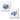 Blue Coral 3 and Blue Coral 2 - Set of 2 Decorative Pillows