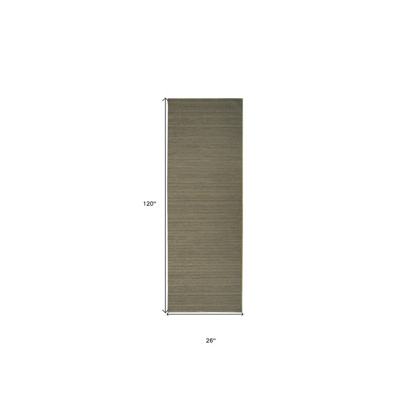 Giliv Power Loomed Abstract Modern Low Pile Area Rug By HomeRoots - 120' X '26' X '0.25