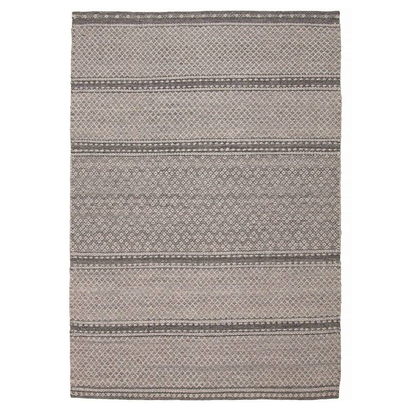 Sienna Grey Rug 5'2" x 7'6" - 5'2 x 7'6 - Dark Grey - 5'2 x 7'6