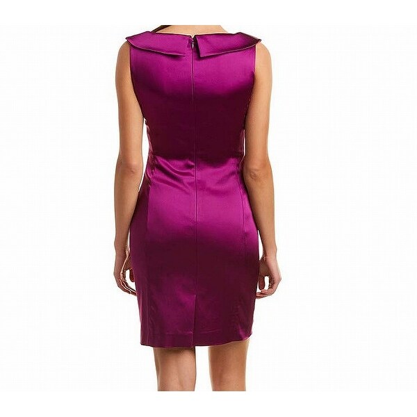 magenta sheath dress