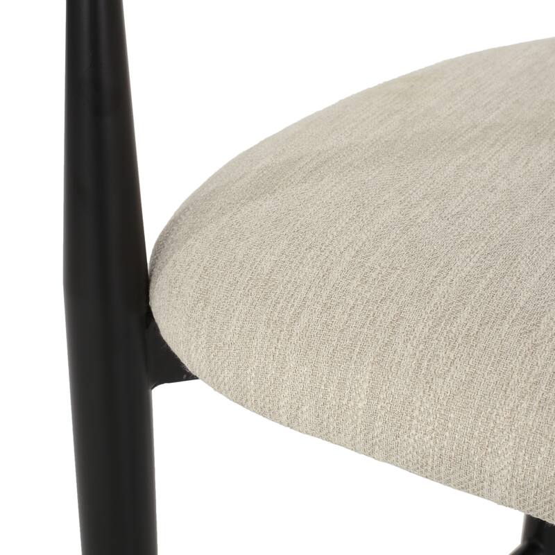 Barstools Set of 2, Counter Height Upholstered Bar Stools with Backs and Iron Legs for Kitchen Island, 260LBS Weight Capacity
