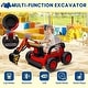 preview thumbnail 19 of 19, Ride On Excavator for Kids, 4WD Electric Excavator Toy, 12V Batter