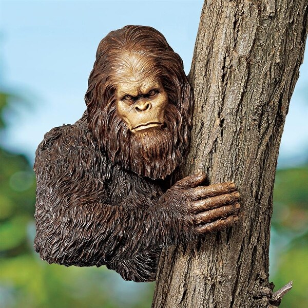 bigfoot the bashful yeti tree statue