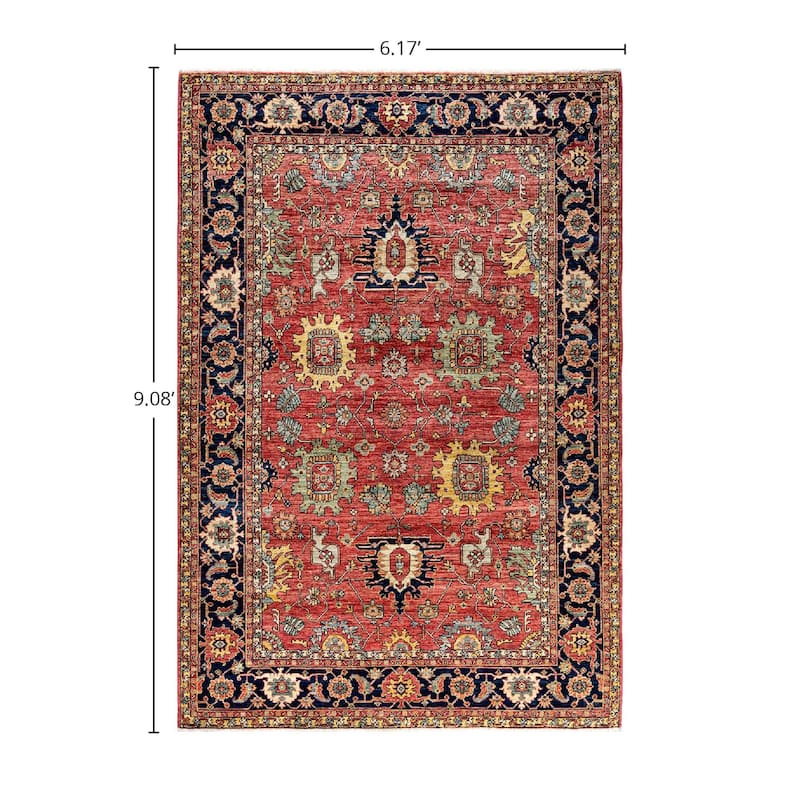 Serapi, One-of-a-Kind Hand-Knotted Area Rug - 6' 2" x 9' 1"