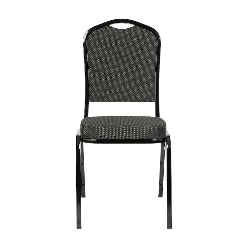 4 Pack Crown Back Stacking Banquet Chair - 20.25"D x 17.25"W x 38"H