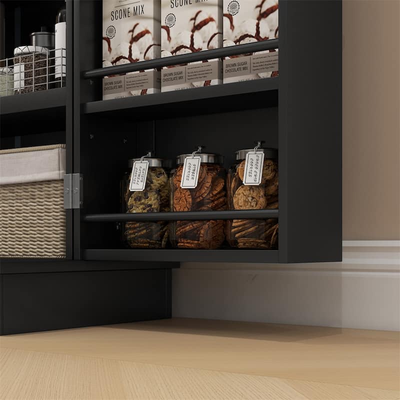 41" Kitchen Pantry Storage Cabinet,Freestanding Kitchen Cabinet