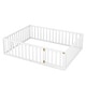 preview thumbnail 21 of 19, Wood Floor Bed Frame with Fence and Door, Suitable for Young Children