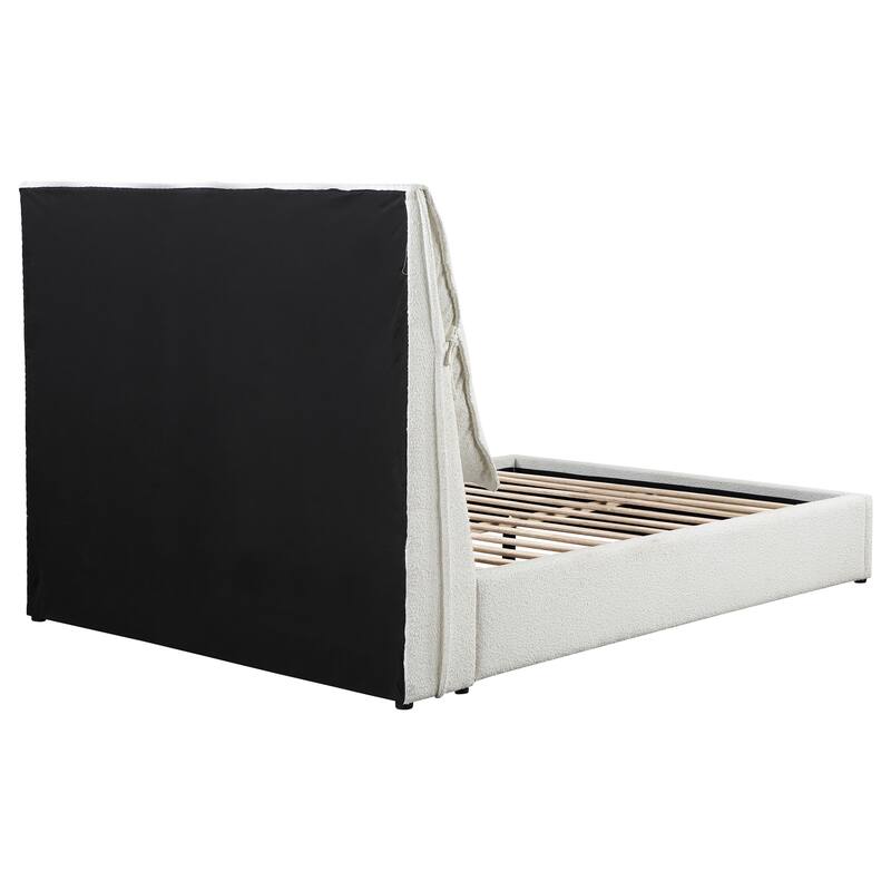 Gwendoline Upholstered Platform Bed White