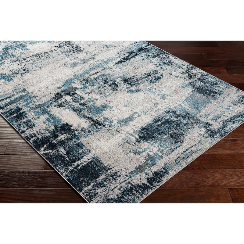 Livabliss Vahana Machine Washable Rustic Abstract Area Rug