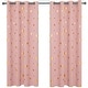 preview thumbnail 26 of 54, Deconovo Gold Star Foil Room Darkening Curtains for Kids 2 Panels
