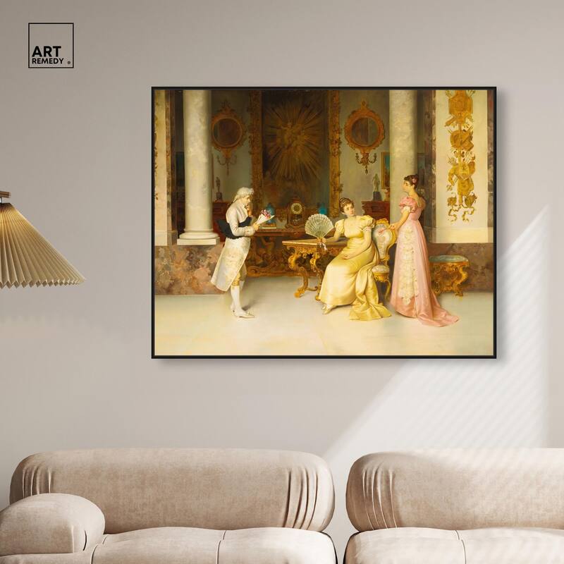 Bashful Suitor Canvas by Art Remedy