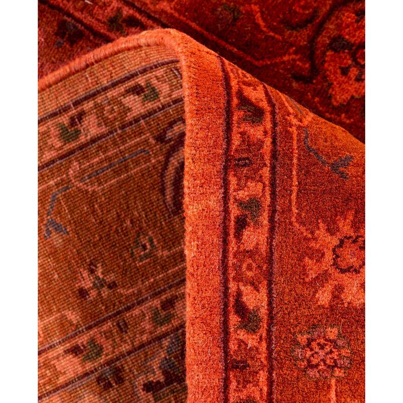 Overdyed One-of-a-Kind Hand-Knotted Area Rug - Pink - 2' 7" x 4' 3"