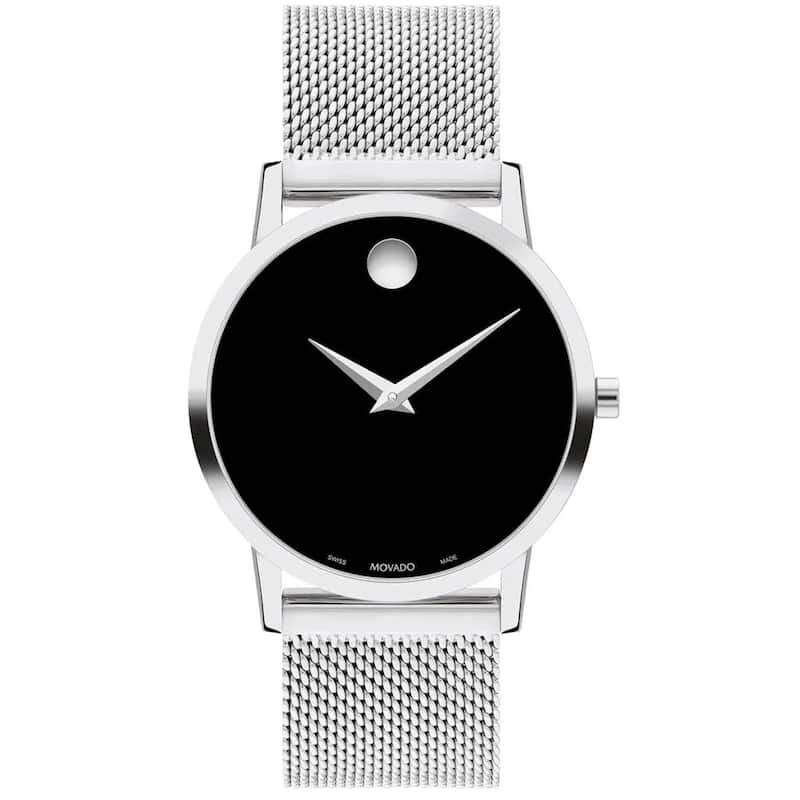 Movado Women's Museum Classic Black Dial Watch - 607646 - One Size