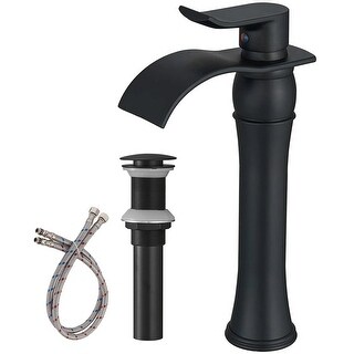 Vibrantbath Commercial Waterfall Bathroom Sink Vessel Faucet