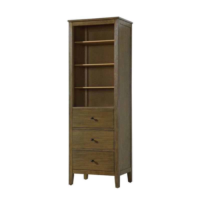 Kensington 16-28 Inch Open Shelving Bath Storage Cabinet
