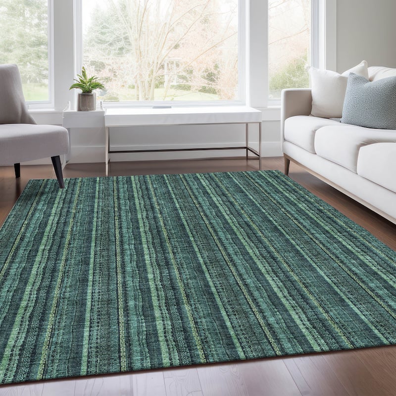 Premium Washable Super Soft Stripe Ombre Mayfield Rug