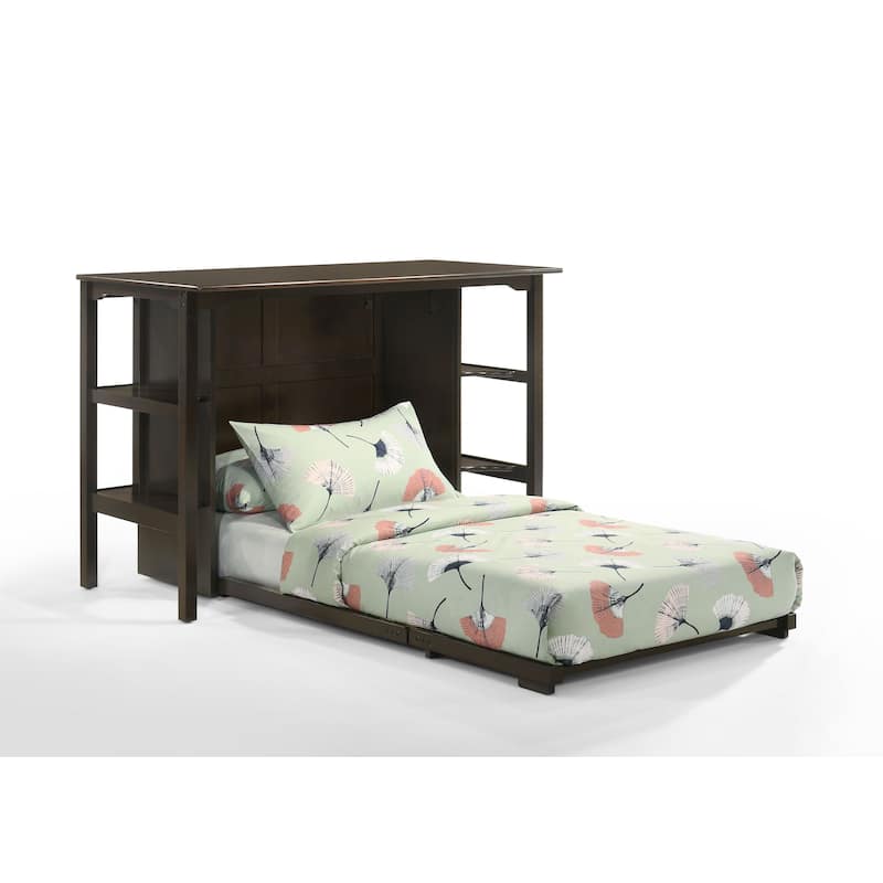 Siesta Desk Murphy Bed with Gel Memory Foam Mattress