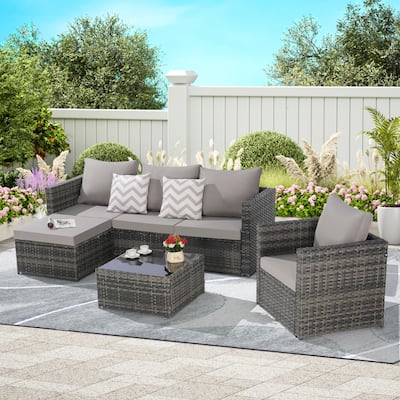 3 Pieces Patio Furniture Set
