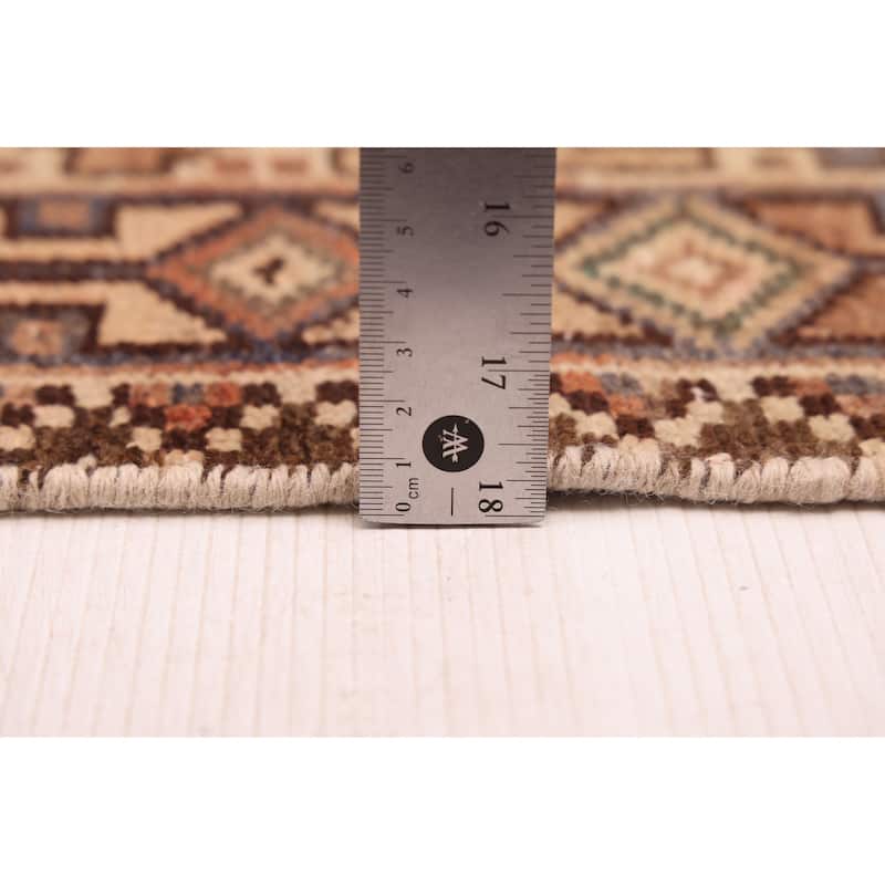 ECARPETGALLERY Hand-knotted Antalya Vintage Brown Wool Rug - 5'5 x 10'1