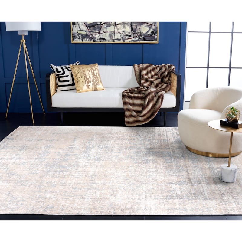 SAFAVIEH Adirondack Lida Modern Abstract Distressed Rug