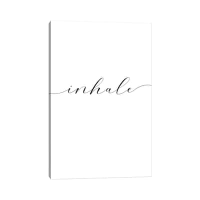 iCanvas "Inhale" by Nouveau Prints Canvas Print