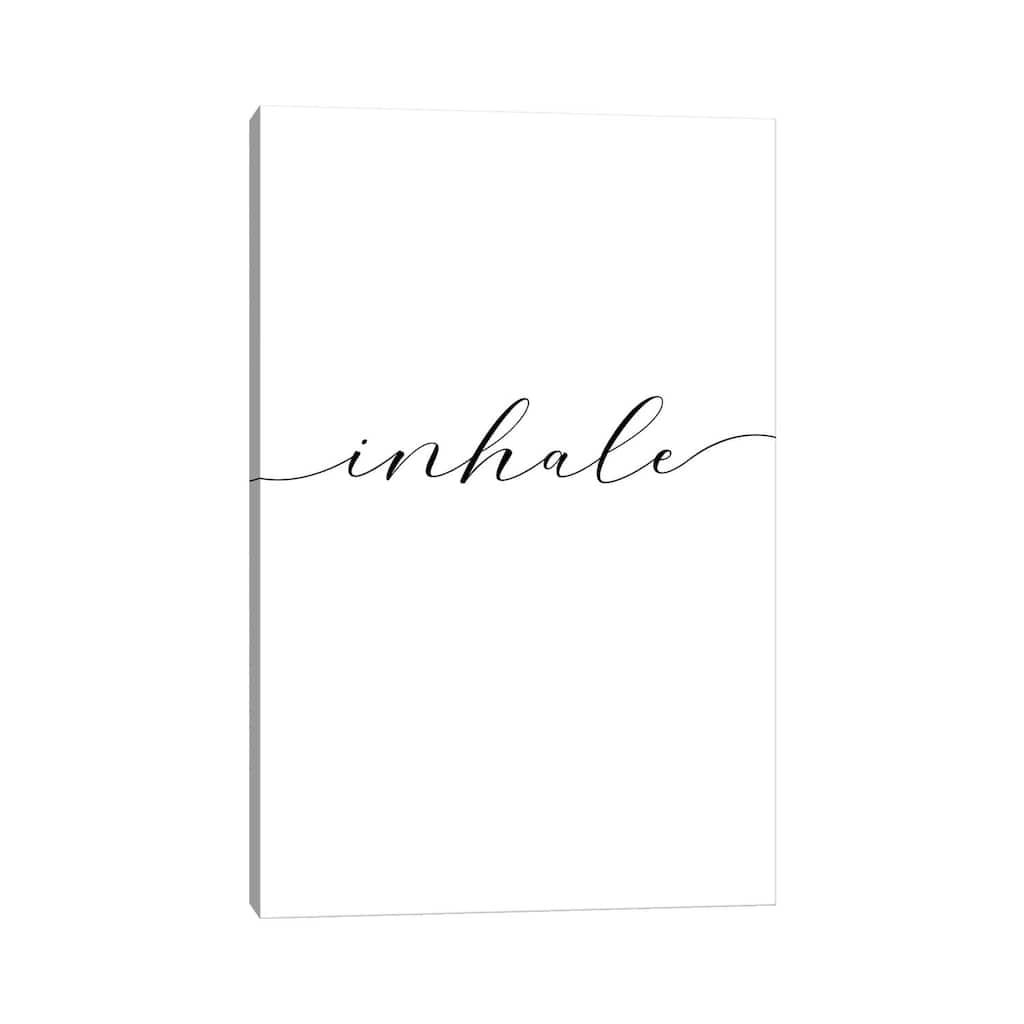 iCanvas "Inhale" by Nouveau Prints Canvas Print