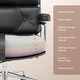 preview thumbnail 7 of 8, Black Mid-Back Executive Office Chair With Aluminum Alloy Frame