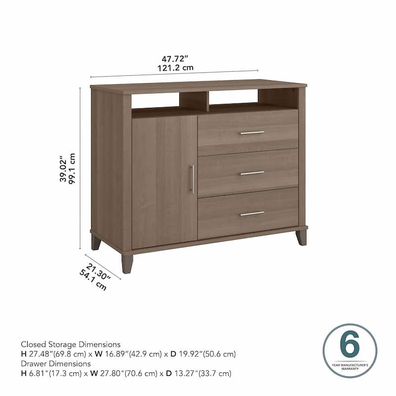 Somerset Tall TV Stand with Storage by Bush Furniture