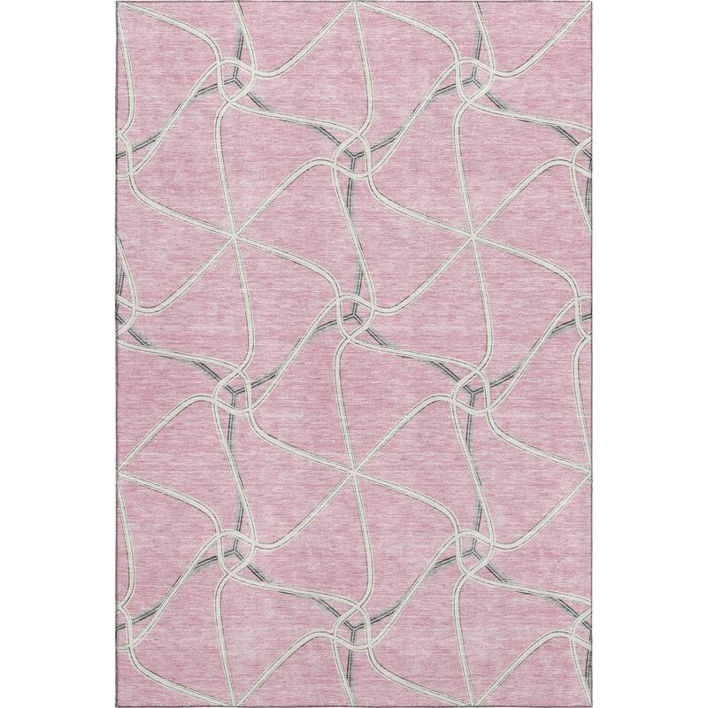 Premium Washable Super Soft Contemporary Geo Mayfield Rug