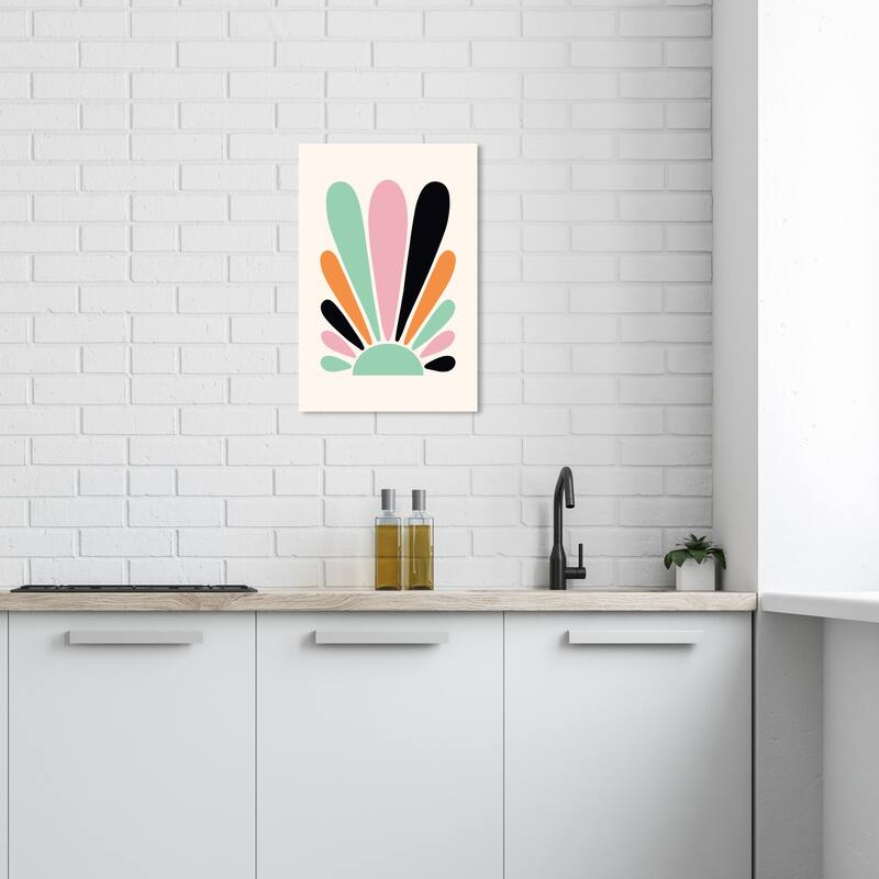 Wynwood Studio Canvas Abstract Sunny Petals Balloon Pink and Pastel Pink Modern & Contemporary Wall Art Canvas Print - 24 x 16