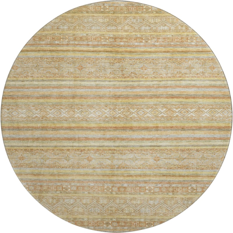 Premium Washable Super Soft Global Stripes Mayfield Rug