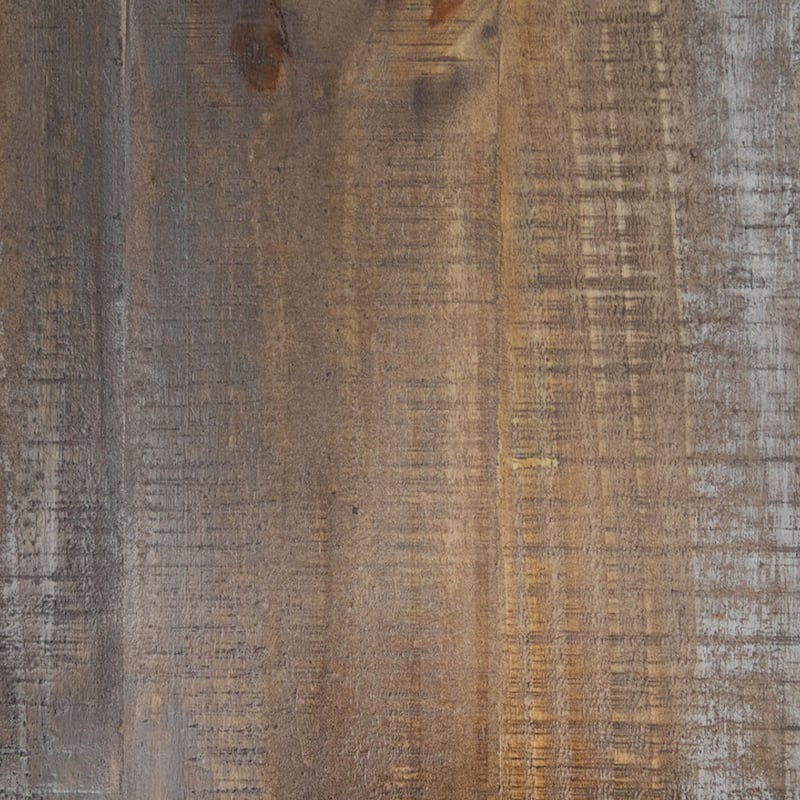 Pola 45 Inch Coffee Table, Square Lower Shelf, Transitional Gray Brown Wood