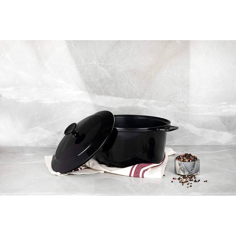 Granitestone Dutch Oven 5 Qt Nonstick Cooking Pot With Lid