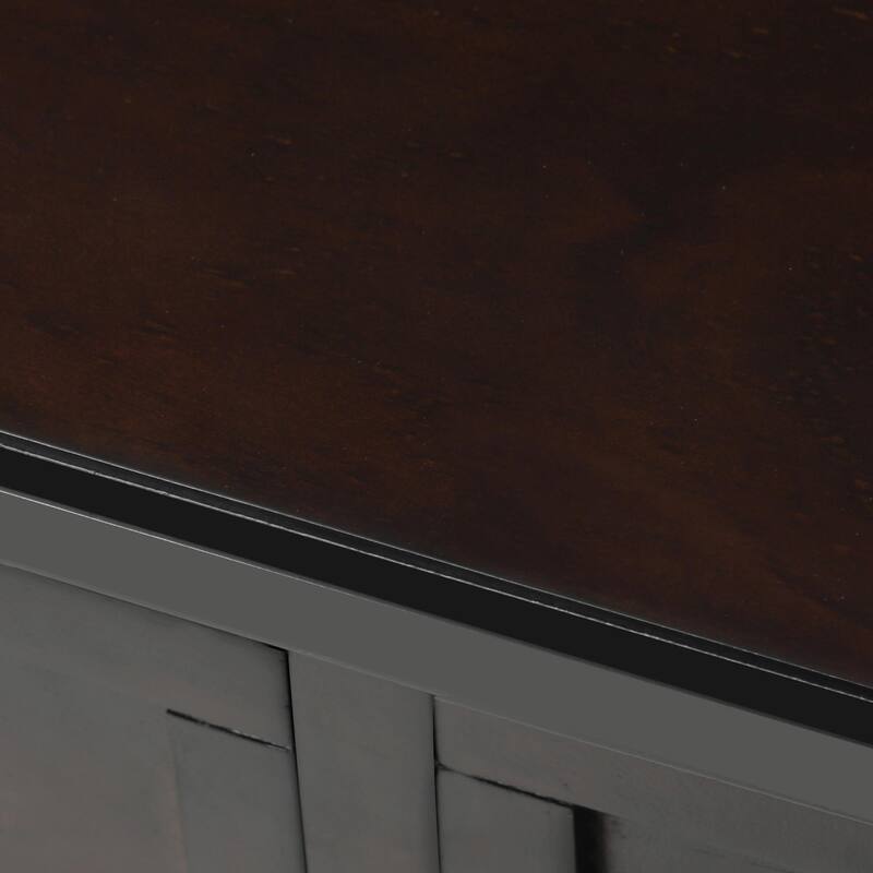 Narrow Console Table with 3 Drawers and Bottom Shelf