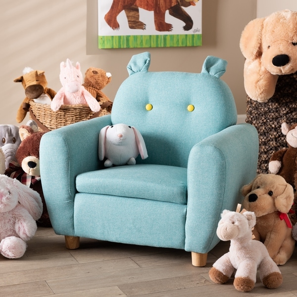 Gloria Modern and Contemporary Fabric Upholstered Kids Armchair. Opens flyout.